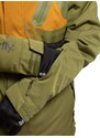 Meatfly pánská SNB & SKI bunda Bang Premium Wood/Green | Hnědá