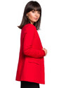 model 15099636 Bavlněné otevřené sako červené - BeWear