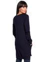 Tunika nadměrné velikosti s boky tmavě modrá model 18002013 - BeWear