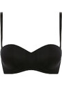 Dámská podprsenka s odnímatelnými ramínky DIM WIREFREE STRAPLESS BRA - DIM - černá