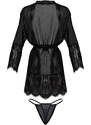 Dámský župan DKaren Housecoat Anette Black