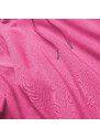 Krátká růžová dámská tepláková mikina se stahovacími lemy model 17202560 - J.STYLE