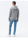 Pánská mikina Ombre Sweatshirt B977-1 Grey Melange