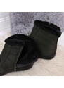 Inny Nepromokavé sněhové boty na zip NEWS W EVE181D khaki