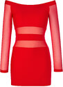Šaty V-9299 červené - Axami