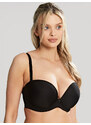 Vyztužená podprsenka Cleo Faith Moulded Strapless noir 10660