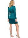 K156 Zavinovací šaty - zelené