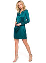 K156 Zavinovací šaty - zelené