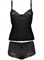 DKaren Plus Size Set Wiktoria Black