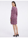 Orsay Růžovo-fialové dámské vzorované šaty - Dámské