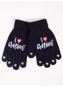 Yoclub Kids's Gloves RED-0012G-AA5A-026
