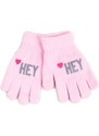 Yoclub Kids's Gloves RED-0012G-AA5A-023