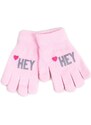 Yoclub Kids's Gloves RED-0012G-AA5A-027