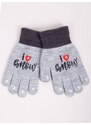 Yoclub Kids's Gloves RED-0012G-AA5A-025