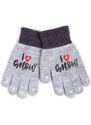 Yoclub Kids's Gloves RED-0012G-AA5A-025