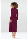 DKaren Housecoat Melissa Maroon