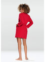 DKaren Housecoat Pola Red