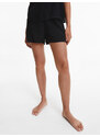 Dámské pyžamové šortky Pyjama Shorts SLEEP SHORT 000QS6851EUB1 černá - Calvin Klein