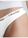 Dámská tanga Thong Carousel 0000D1617E100 bílá - Calvin Klein