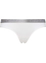 Dámská tanga Thong Radiant Cotton 000QD3539E100 bílá - Calvin Klein