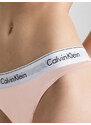 Dámská tanga Thong Modern Cotton 0000F3786E2NT světle růžová - Calvin Klein