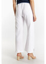 Monnari Kalhoty Dámské bavlněné kalhoty White