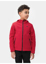 Chlapecká bunda softshell 4FJSS23TSOFM091-62S červená - 4F