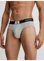 Pánské slipy Briefs CK96 000NB3402AP7A šedá - Calvin Klein