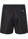 Pánské plavky Medium Drawstring Swim Shorts Logo Tape KM0KM00741BEH černá - Calvin Klein