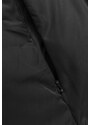 MELYA MELODY Černá oboustranná oversize vesta s kapucí (V724)