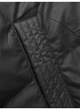 S'WEST Černá dámská vesta s kapucí (B8212-1)