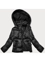 S'WEST Krátká černá péřová zimní bunda (B8193-1)