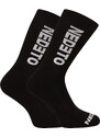 7PACK ponožky Nedeto vysoké černé (7NDTP001-brand)