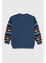 Dětský svetr s příměsí vlny United Colors of Benetton