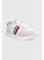 Sneakers boty Tommy Hilfiger ESSENTIAL RUNNER GLOBAL STRIPES bílá barva, FW0FW07831