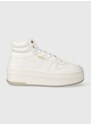 Sneakers boty Guess LINZY bílá barva, FL8LIZ LEA12