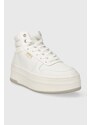 Sneakers boty Guess LINZY bílá barva, FL8LIZ LEA12