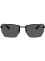 Sluneční brýle Armani Exchange pánské, šedá barva