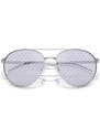 Sluneční brýle Michael Kors ARCHES dámské, stříbrná barva, 0MK1138