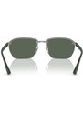 Sluneční brýle Armani Exchange pánské, zelená barva