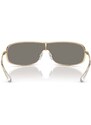 Sluneční brýle Michael Kors AIX dámské, stříbrná barva, 0MK1139