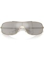 Sluneční brýle Michael Kors AIX dámské, stříbrná barva, 0MK1139