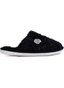 Women's black slippers Shelvt