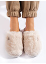 Women's Shelovet cream slippers