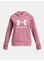 Under Armour Mikina UA Rival Fleece BL Hoodie-PNK - Holky