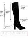 Fox Shoes R404020309 Women's Beige Slim Heeled Pleated Boots