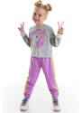 Denokids Unicorn Lilac Girl Child Tracksuit Set