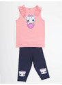 Denokids Kitten Girl T-shirt Tights Set