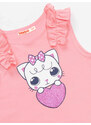 Denokids Kitten Girl T-shirt Tights Set