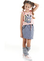 mshb&g Panda Milkshake Girl's T-shirt Skirt Set